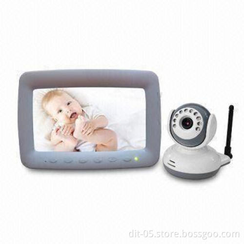 Babies' Monitor, Power Supply Camera, Sensor Color CMOS Image Sensor and IR Viewing Distance of 3m
